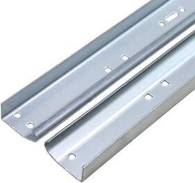 546519 Baudelun Garage Door Vertical Track Replacement One Set Of Left And Right Brack