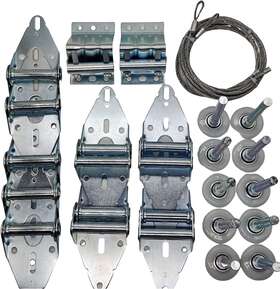 Bcai Hardware 445039818852 Heavy Duty Garege Door Parts Garage Rollers Kit For 8ftx7ft And 8ftx8ft Do