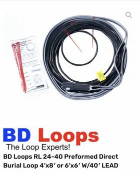 Bd-rl-24-40 Bd Loops - Reverse Loop / Safety 4ft X 8ft Or 6ft Direct Burial Perform