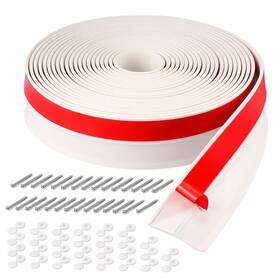 Mft-32-w Beengou 32 Ft Garage Door Top And Side Seal White Weatherproof Strip Rubber Weather