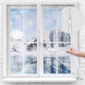 Gre-beeveer-3322 Beeveer 47 X 63 Inch Window Insulation Kit With Zipper Transparent