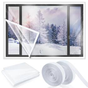 Gre-beeveer-3532 Beeveer 87 Inch X 30 Ft Window Insulation Kit Transparent