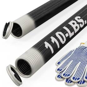 Gs-25a-110 Blesseras 110-lbs. Garage Door Extension Spring Replacement Kit 25ftft Long Double Loop