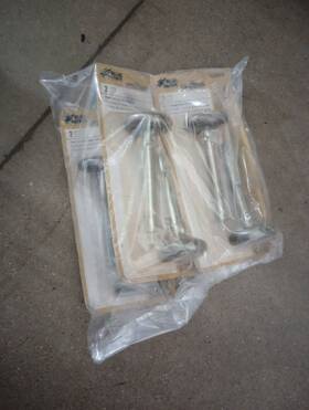 0586767 Blue Hawk Lot Of 3 2ct #0586767 Steel Garage Door Rollers Construction