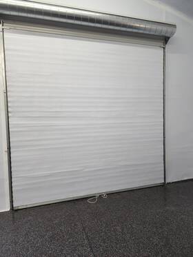Bluetex Insulation 198168000410 Roll Up Garage Door Kit For Cooling Down Metal Buildings -