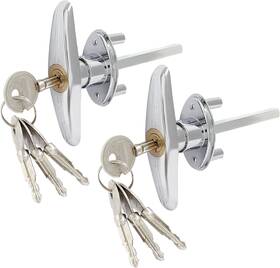Bonsicoky 313031294202 2 Pack Garage Door T-handle Lock With 8 Keys Universal Replacement Loc
