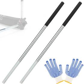 Boodvon 445020942931 2 Pcs Winding Bars For Garage Door Torsion Spring With Non-slip Rubber Handle Z