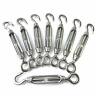 Boveunyumk General Heverp Stainless Steel Hook Eye Turnbuckle 614631586576