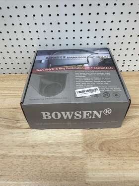 Seal-1 Bowsen Ltd Seal-1/4-16ft Garage Door Bottom Seals Weatherproof Gasket Black 1/4 Inch T-end 16ft