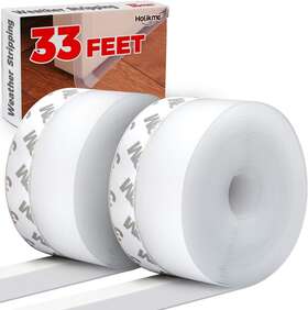 Branded 445051239284 33 Feet Long Garage Door Weather Stripping Top And Sides Rubber Seal Strip New