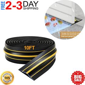 55645 Branded Universal Garage Door Threshold Seal Strip 10ft Kit Bottom Waterproof Rubber