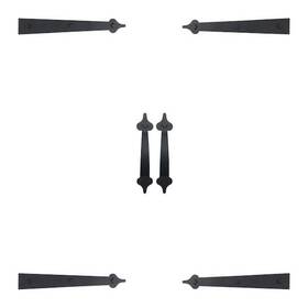 Branded 726084335974 Light Magnetic Decorative Carriage-style Garage Door Accent Trim Hardware 4-hin