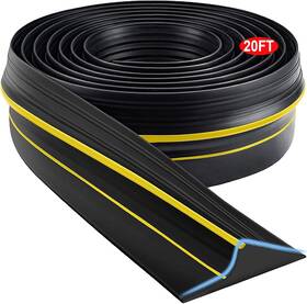 Branded 744759183897 Universal Garage Door Threshold Seal Strip 20ft Kit Bottom Waterproof Rubber We