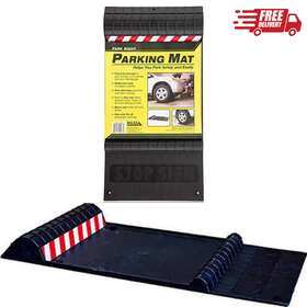 Branded 850004980064 Car Parking Mat Garage Rubber Floor Mats Wheel Stopper Stop Holder Suv Vehicle