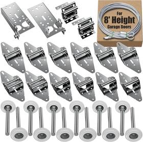 B0fwjzdnb7 Branded Garage Door Hinges And Rollers For 8ft Height Doors Hardware