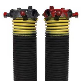 Dlty225b Branded Garage Door Torsion Spring Set 0.207 Wire 2 In Diameter 25 Length Yellow Pai