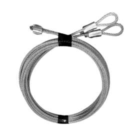 Burius 692622640049 Garage Door Torsion Spring Wire - Home Safety Cable 7ft Opener Steel