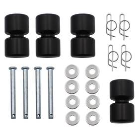 Gmnr-925 Bylot Gmnr925 4-pack Rollers Pins Washers Rings Kit Replacement For Trailer Tailga