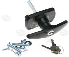 Cb735548226383 Black Garage Door Lock Fixing Spigots Shaft For 735548226383