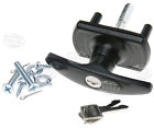Cb735548226390 Unbranded Black Garage Door Guard Lock Fixing Spigots 735548226390