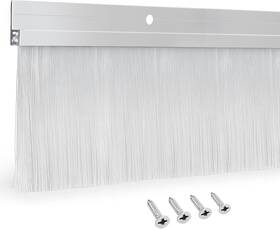 Cepia 313101591538 4 Set Door Brush Sweep 2.80 Inch X 39.3 Garage Seal White Roll Up And E