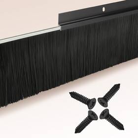 Cepia 445035868868 8-pack Garage Door Brush Seal Black Bottom Sweep Roll-up Strippin