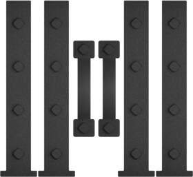 Chijane Hardware 726084153905 Magnetic Garage Door Decorative Magnets Accents Cur