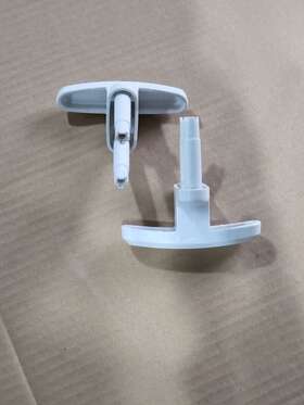 010101 Clopay Qty 2 Manual Lift Handles For Garage Door Forest Green. No Logo