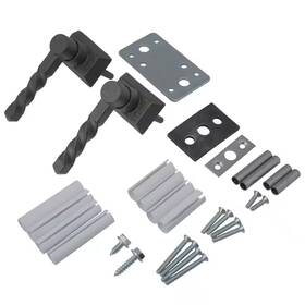 Clopay 313102659626 Decorative Twisted L Dummy Lock Set For Overhead Garage Doors