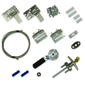 Clopay 445014147175 Outside Inside Garage Door Lock Key Handle Set Kit Screws Nut Hardware Part Tool