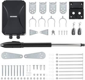 Sgo-s660-00 Co-z Automatic Swing Gate Opener Kit Electric For Gates Up To 660lbs Black