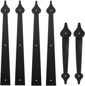 Dzy4pdh Cool Artist Lwzh Metal Gate Door House Hinge Handle Set Decorative Garage Carriage Acc