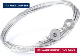 Creative.c Kls116 110 Inch Garage Door Spring Cable Wire Kit For Enclosed Cargo Trailer Ramp Encl
