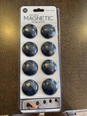 032617 Creative Hardware Decorative Magnetic Garage Accents Rustic Style 8 Clavos