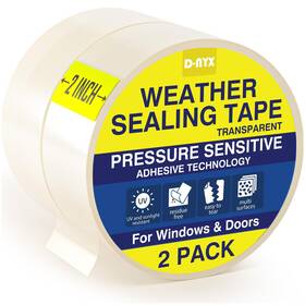 D-nyx 198715135138 Window Sealing Tape 1 Pack 3 Inches X 30 Yards Millimeter Clear