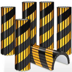 Jia-datanly-7 Datanly 6 Pcs Garage Wall Protector Pole Padding Bumpers Guards