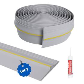 Gdt-3m-grey Dgsl Universal Garage Threshold Seal Strip With Sealants/adhesive 10ft Waterproof