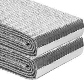 Drir-silver-47x10 Dojobkinb Reflective Insulation Roll 47inch X 10ft Double Bubble 47 Inch X10ft Silver