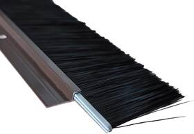 Rs3913a Door Industry Co. Ltd Brown 3 Sets X39.37 Long Inches Net Hair Width Garage Brush Sweeps