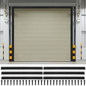Mee-doublefill-2969 Doublefill 3 Inch Garage Door Brush Seal Kit 10x10ft Roll-up Bottom Weatherproof