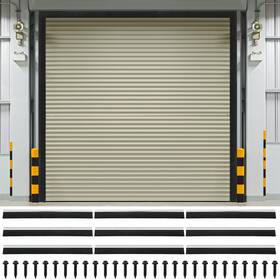Doublefill Mee-doublefill-3835 12 X Ft Garage Door Brush Seal Kit 3 Inch Roll Up Wi