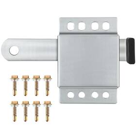 Dr-dreyoo-170897 Dreyoo 1 Pack Garage Door Side Lock With Self Tapping Screws Heavy Duty Inside Dead