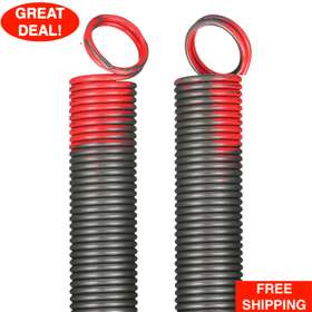 306069948 Dura-lift 150 Lb. Heavy Duty Extension Garage Door Spring Steel Corrosion Resistant 2 Pack