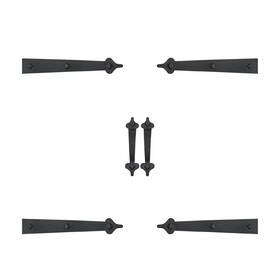 Dura-lift 313027493466 Ultra-life Magnetic Decorative Carriage-style Garage Door Accent Trim Hardware