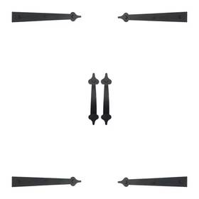 Dura-lift 445035022062 Light Magnetic Decorative Carriage-style Garage Door Accent Trim Hardware 4-hin