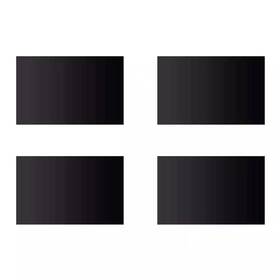 Dura-lift 705353742323 Ultra-life Magnetic Decorative Square Garage Door Windows 32-pack