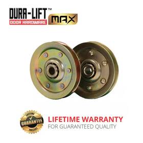 Dura-lift 705353906855 Max Heavy Duty 3 Inch Sectional Garage Pulley With Sheave 2-pack