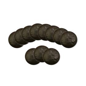 Dura-lift 850016157904 Ultra-life Magnetic Decorative Garage Door Faux Nail Clavos 12-pack