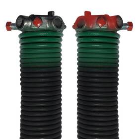 Dltgr233b Dura-lift .243 X 2 Inch 33 Torsion Garage Springs Green Left And Right Wound