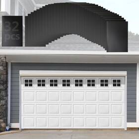 Eapele 653461915958 Magnetic Garage Door Windows Hardware Faux Decoration Kit 32pcs